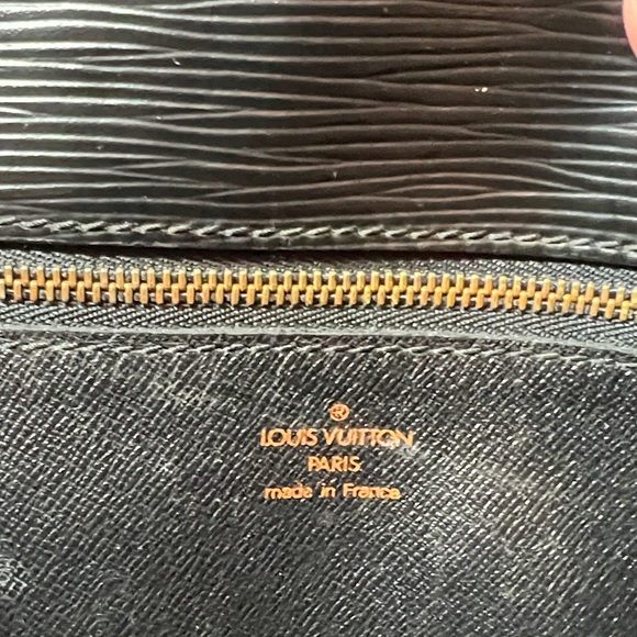 Louis Vuitton Black Clutch with Gold Accents - Picture 12 of 13